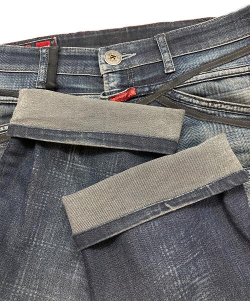 MARITHE+FRANCOIS GIRBAUD（マリテフランソワジルボー）MARITHE+FRANCOIS GIRBAUD (マリテフランソワジルボー) デニムパンツ インディゴ サイズ:Lの古着・服飾アイテム