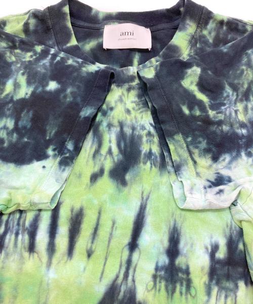 AMI Alexandre Mattiussi（アミアレクサンドルマテュッシ）AMI Alexandre Mattiussi (アミアレクサンドルマテュッシ) タイダイTシャツ グリーン サイズ:SIZE Mの古着・服飾アイテム