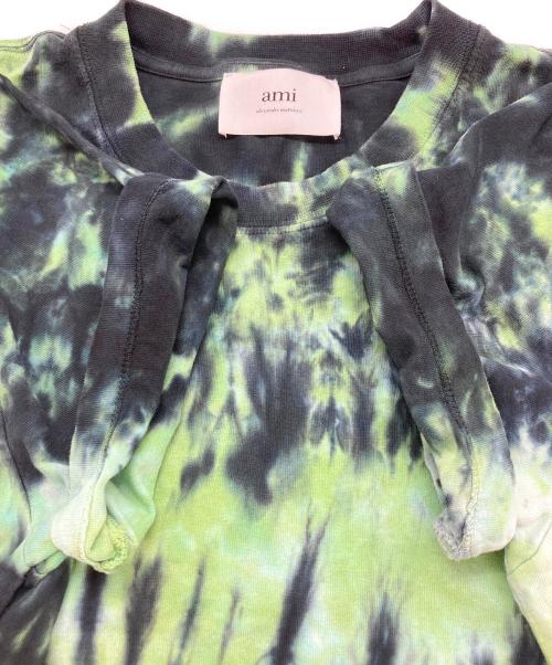 AMI Alexandre Mattiussi（アミアレクサンドルマテュッシ）AMI Alexandre Mattiussi (アミアレクサンドルマテュッシ) タイダイTシャツ グリーン サイズ:SIZE Mの古着・服飾アイテム