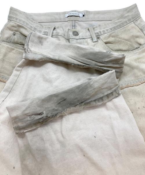 UNUSED.LAB（アンユーズドラブ）UNUSED.lab (アンユーズドラブ) ダブルニーパンツ アイボリー サイズ:Mの古着・服飾アイテム