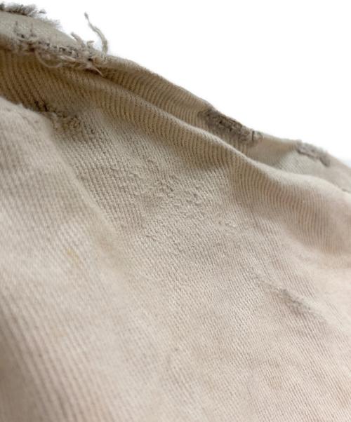 UNUSED.LAB（アンユーズドラブ）UNUSED.lab (アンユーズドラブ) ダブルニーパンツ アイボリー サイズ:Mの古着・服飾アイテム