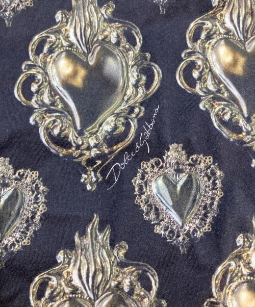 DOLCE & GABBANA（ドルチェ＆ガッバーナ）DOLCE & GABBANA (ドルチェ＆ガッバーナ) オールオーバープリントTシャツ ブラック サイズ:Lの古着・服飾アイテム