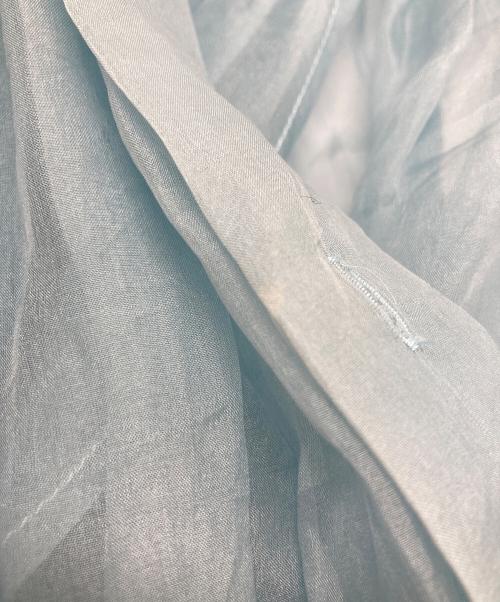 barbara pala（バルバラパラ）barbara pala (バルバラパラ) シアーシャツ スカイブルー サイズ:FREEの古着・服飾アイテム