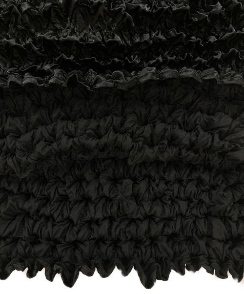 MAISON SPECIAL（メゾンスペシャル）MAISON SPECIAL (メゾンスペシャル) ポップコーンシャーリングスカート ブラック サイズ:Mの古着・服飾アイテム