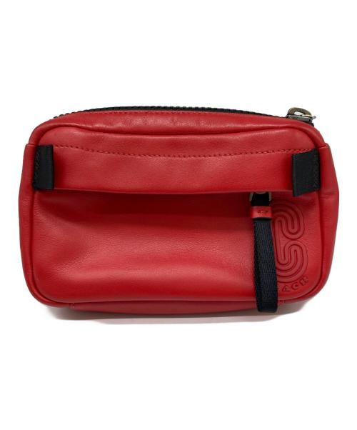 COACH（コーチ）COACH (コーチ) ウエストバッグ レッドの古着・服飾アイテム