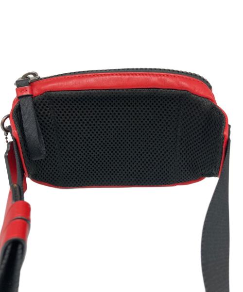 COACH（コーチ）COACH (コーチ) ウエストバッグ レッドの古着・服飾アイテム