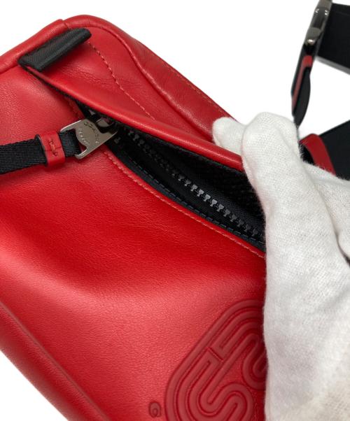 COACH（コーチ）COACH (コーチ) ウエストバッグ レッドの古着・服飾アイテム