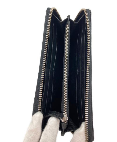 Calvin Klein（カルバンクライン）Calvin Klein (カルバンクライン) ラウンドファスナー長財布 ブラックの古着・服飾アイテム