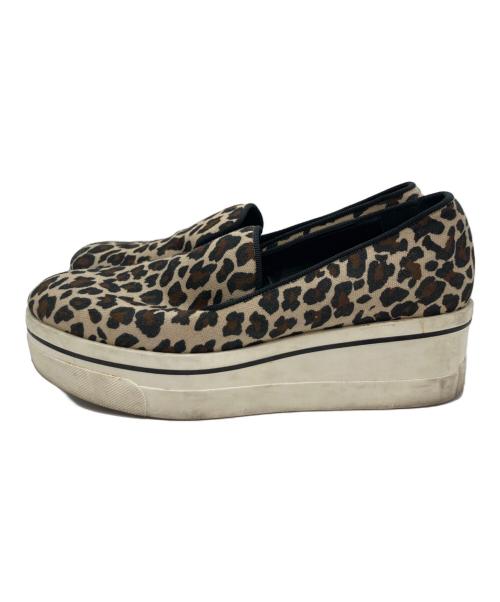 STELLA McCARTNEY（ステラマッカートニー）STELLA McCARTNEY (ステラマッカートニー) レオパード柄厚底スリッポン ブラウン サイズ:37の古着・服飾アイテム