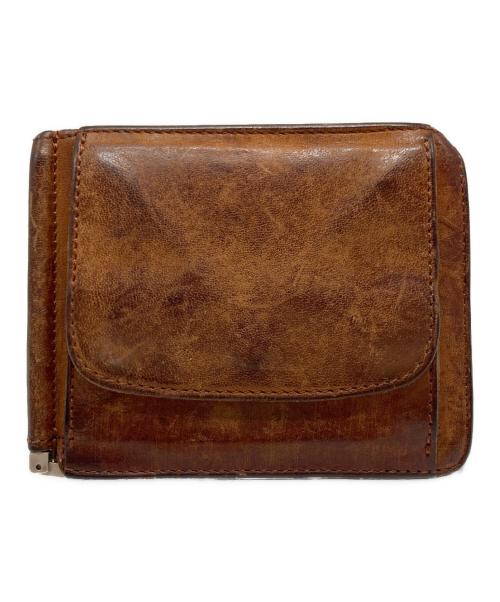 ARTS&SCIENCE（アーツアンドサイエンス）ARTS&SCIENCE (アーツアンドサイエンス) USED加工2つ折り財布 ブラウンの古着・服飾アイテム