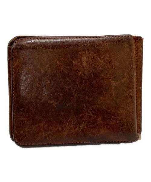 ARTS&SCIENCE（アーツアンドサイエンス）ARTS&SCIENCE (アーツアンドサイエンス) USED加工2つ折り財布 ブラウンの古着・服飾アイテム