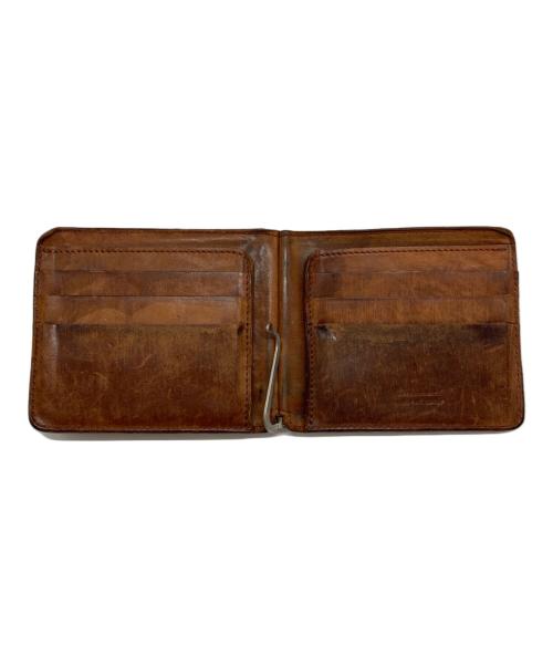 ARTS&SCIENCE（アーツアンドサイエンス）ARTS&SCIENCE (アーツアンドサイエンス) USED加工2つ折り財布 ブラウンの古着・服飾アイテム