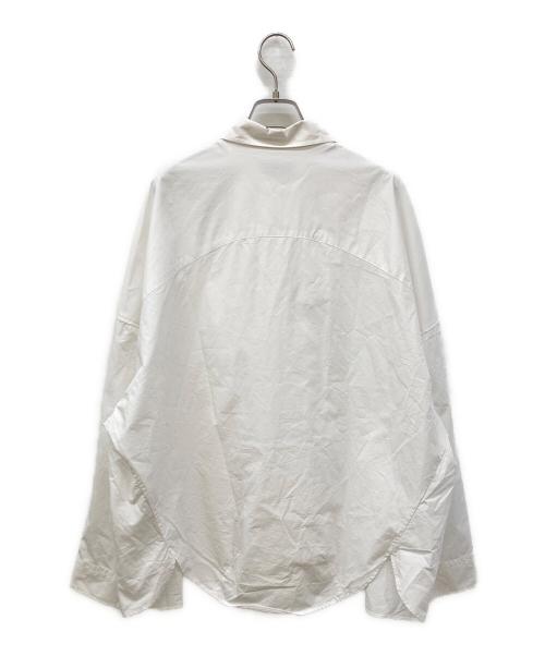 Adam et Rope（アダム エ ロペ）Adam et Rope (アダム エ ロペ) バックコクーンオーバーシャツ ホワイト サイズ:Freeの古着・服飾アイテム