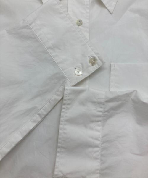 Adam et Rope（アダム エ ロペ）Adam et Rope (アダム エ ロペ) バックコクーンオーバーシャツ ホワイト サイズ:Freeの古着・服飾アイテム