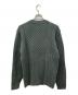 UNITED ARROWS (ユナイテッドアローズ) クルーネック畔編みニット グリーン サイズ:XL：6000円