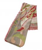 Emilio Pucciエミリオ プッチ）の古着「大判ストール」｜ピンク