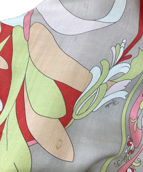 Emilio Pucci（エミリオ プッチ）Emilio Pucci (エミリオ プッチ) 大判ストール ピンクの古着・服飾アイテム