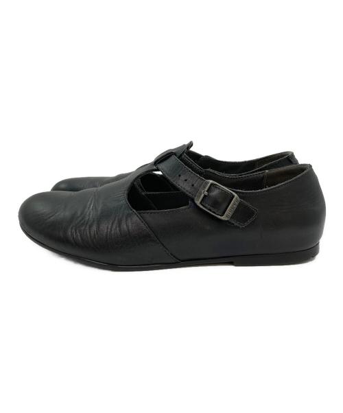 BIRKENSTOCK（ビルケンシュトック）BIRKENSTOCK (ビルケンシュトック) ティッケル/レザーシューズ ブラック サイズ:24㎝の古着・服飾アイテム
