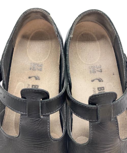 BIRKENSTOCK（ビルケンシュトック）BIRKENSTOCK (ビルケンシュトック) ティッケル/レザーシューズ ブラック サイズ:24㎝の古着・服飾アイテム