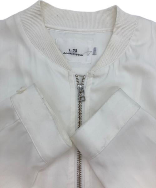 LiSS（リス）LISS (リス) ブルゾン ホワイト サイズ:Sの古着・服飾アイテム