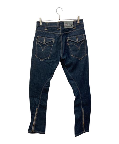 LEVI'S ENGINEERED（リーバイスエンジニアード）LEVI'S ENGINEERED (リーバイスエンジニアード) 裾ジップデニムパンツ インディゴ サイズ:73.5cm (W29)の古着・服飾アイテム