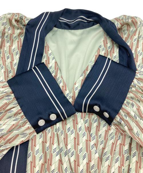 Lily Brown（リリーブラウン）Lily Brown (リリーブラウン) ワンピース グリーン×ブラウン サイズ:1の古着・服飾アイテム