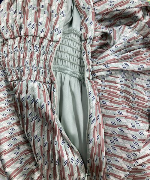 Lily Brown（リリーブラウン）Lily Brown (リリーブラウン) ワンピース グリーン×ブラウン サイズ:1の古着・服飾アイテム