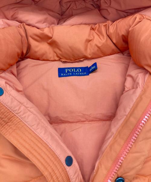 POLO RALPH LAUREN（ポロ・ラルフローレン）POLO RALPH LAUREN (ポロ・ラルフローレン) ダウンベスト オレンジ サイズ:Lの古着・服飾アイテム