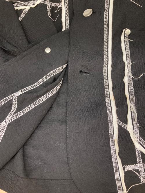 MAISON SPECIAL（メゾンスペシャル）MAISON SPECIAL (メゾンスペシャル) Prime-Over Stitch Design Coverall ブラック サイズ:02の古着・服飾アイテム