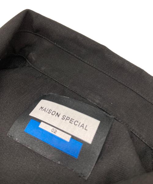 MAISON SPECIAL（メゾンスペシャル）MAISON SPECIAL (メゾンスペシャル) Prime-Over Stitch Design Coverall ブラック サイズ:02の古着・服飾アイテム