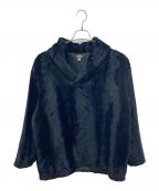 BLACK SIGNブラックサイン）の古着「エコファープルオーバー」｜ブラック