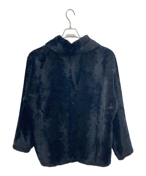 BLACK SIGN（ブラックサイン）BLACK SIGN (ブラックサイン) エコファープルオーバー ブラック サイズ: XLの古着・服飾アイテム