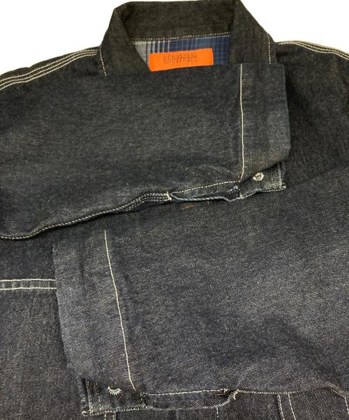UNIVERSAL OVERALL（ユニバーサルオーバーオール）UNIVERSAL OVERALL (ユニバーサルオーバーオール) 裏ネルカバーオール インディゴ サイズ:Lの古着・服飾アイテム