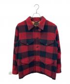 BEAMS PLUSビームスプラス）の古着「バッファローチェックマッキーノジャケット」｜レッド
