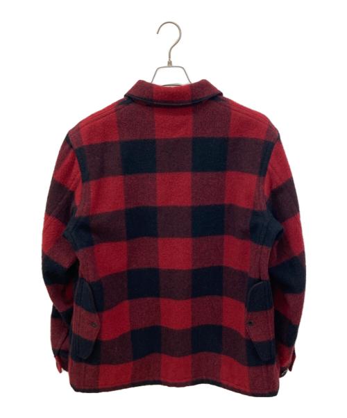 BEAMS PLUS（ビームスプラス）BEAMS PLUS (ビームスプラス) バッファローチェックマッキーノジャケット レッド サイズ:Lの古着・服飾アイテム