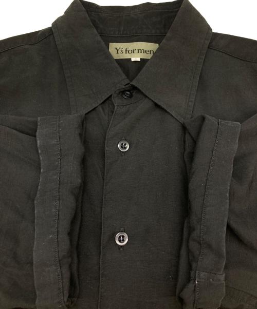 Y's for men（ワイズフォーメン）Y'S for men (ワイズフォーメン) 半袖シャツ ブラック サイズ:4の古着・服飾アイテム