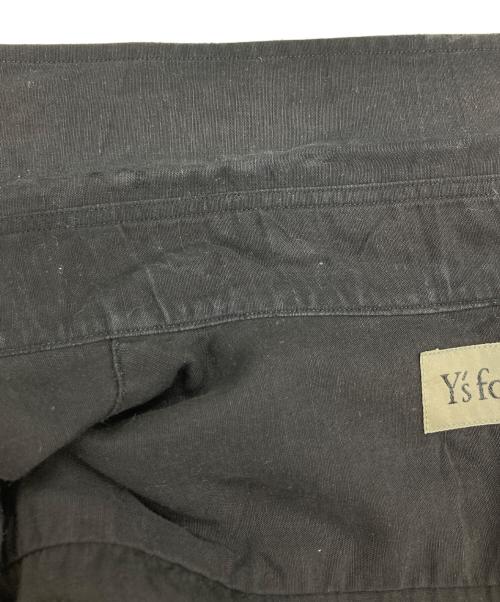 Y's for men（ワイズフォーメン）Y'S for men (ワイズフォーメン) 半袖シャツ ブラック サイズ:4の古着・服飾アイテム
