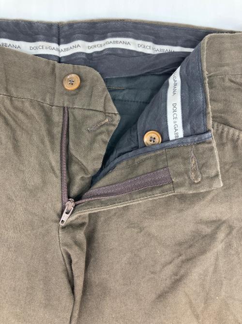 DOLCE & GABBANA（ドルチェ＆ガッバーナ）DOLCE & GABBANA (ドルチェ＆ガッバーナ) パンツ ブラウン サイズ:46の古着・服飾アイテム
