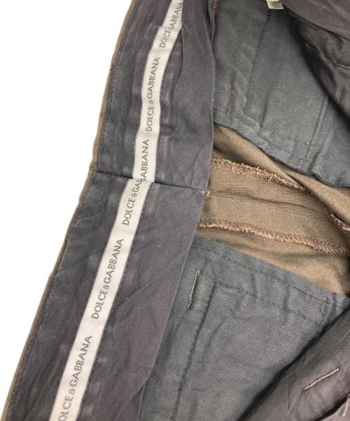 DOLCE & GABBANA（ドルチェ＆ガッバーナ）DOLCE & GABBANA (ドルチェ＆ガッバーナ) パンツ ブラウン サイズ:46の古着・服飾アイテム