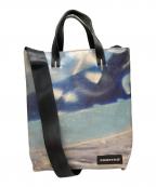 FREITAGフライターグ）の古着「ダメージ加工転写トートバッグ」｜ブルー