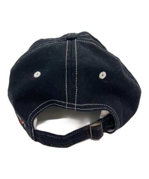 Noah（ノア）Noah (ノア) COTTON CONTRAST STITCH 6-PANEL キャップ ブラックの古着・服飾アイテム