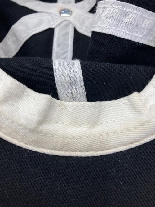 Noah（ノア）Noah (ノア) COTTON CONTRAST STITCH 6-PANEL キャップ ブラックの古着・服飾アイテム
