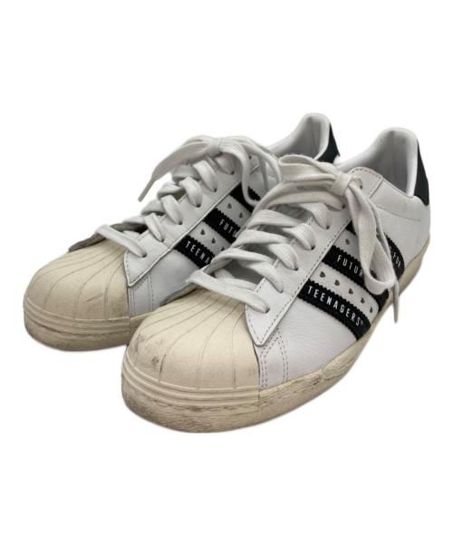 adidas（アディダス）adidas (アディダス) HUMAN MADE (ヒューマンメイド) スニーカー ホワイト サイズ:27の古着・服飾アイテム