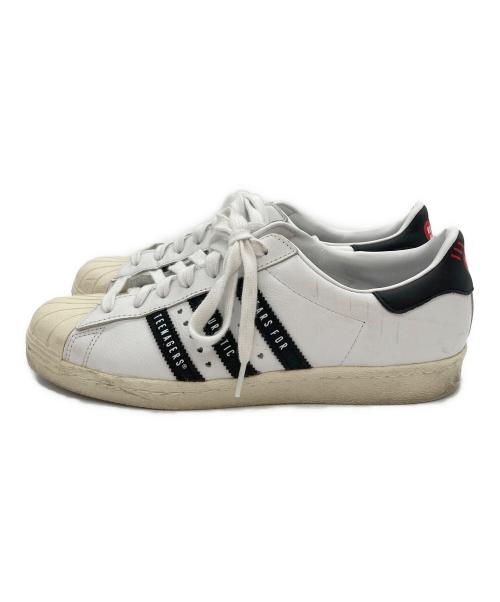 adidas（アディダス）adidas (アディダス) HUMAN MADE (ヒューマンメイド) スニーカー ホワイト サイズ:27の古着・服飾アイテム