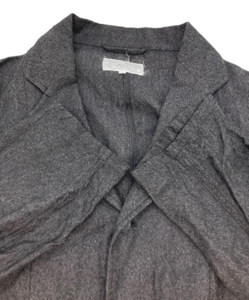 UNFOLLOW（アンフォロー）UNFOLLOW (アンフォロー) リネンウールテーラードジャケット グレー サイズ:Mの古着・服飾アイテム