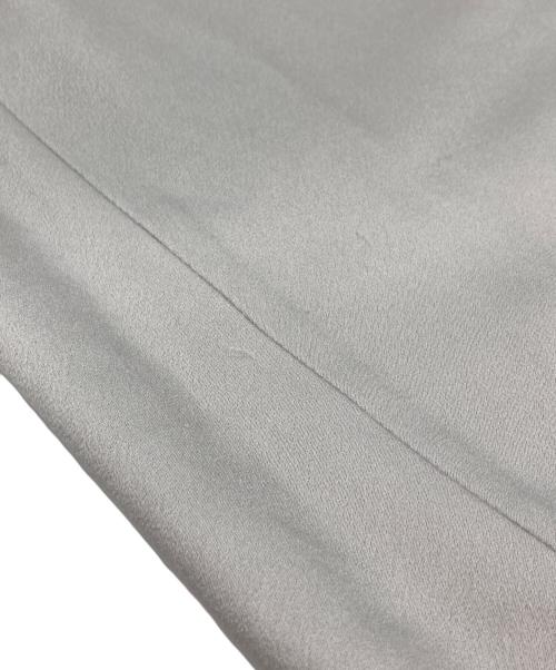 SOEJU（ソージュ）SOEJU (ソージュ) トリアセサテンロングスカート シルバー サイズ:Lの古着・服飾アイテム