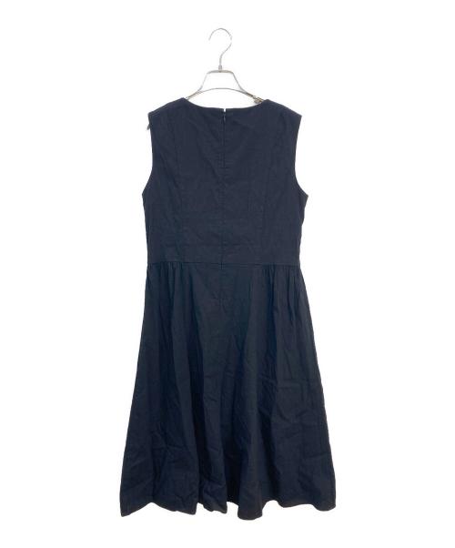 theory luxe（セオリーリュクス）theory luxe (セオリーリュクス) ノースリーブワンピース ブラック サイズ:Lの古着・服飾アイテム