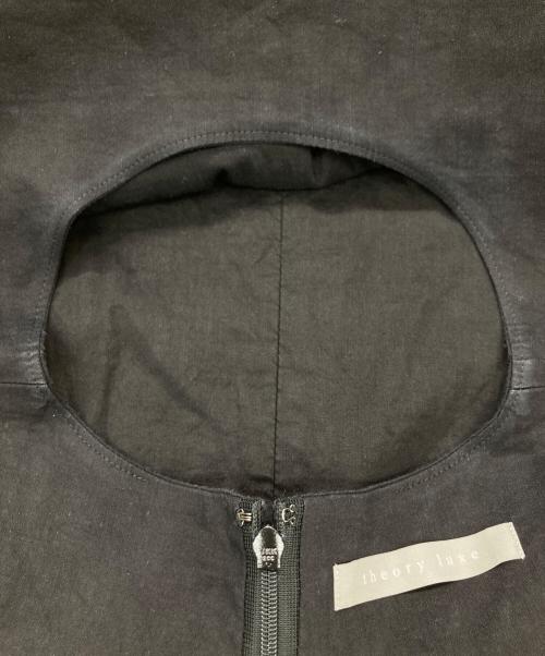 theory luxe（セオリーリュクス）theory luxe (セオリーリュクス) ノースリーブワンピース ブラック サイズ:Lの古着・服飾アイテム