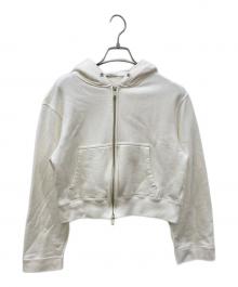 CLANE（クラネ）の古着「ジップパーカー」｜ホワイト