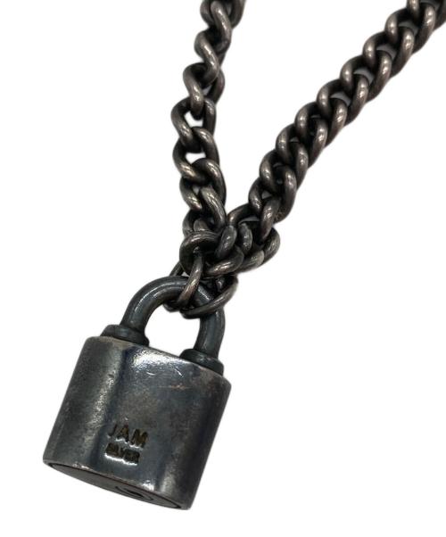 JAM HOME MADE（ジャムホームメイド）JAM HOME MADE (ジャムホームメイド) ブラックコーティングネックレス シルバーの古着・服飾アイテム